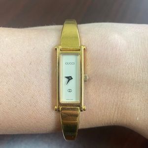 Vintage Gucci Gold Watch